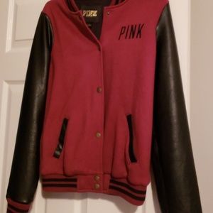 PINK collegiate jacket